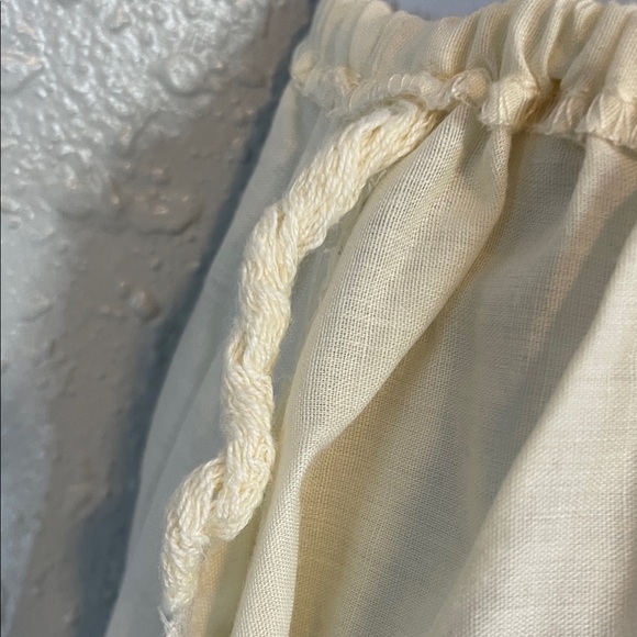 Vintage Byer California Cream Ruffle Hem Skirt – Size Small - Picture 9 of 10
